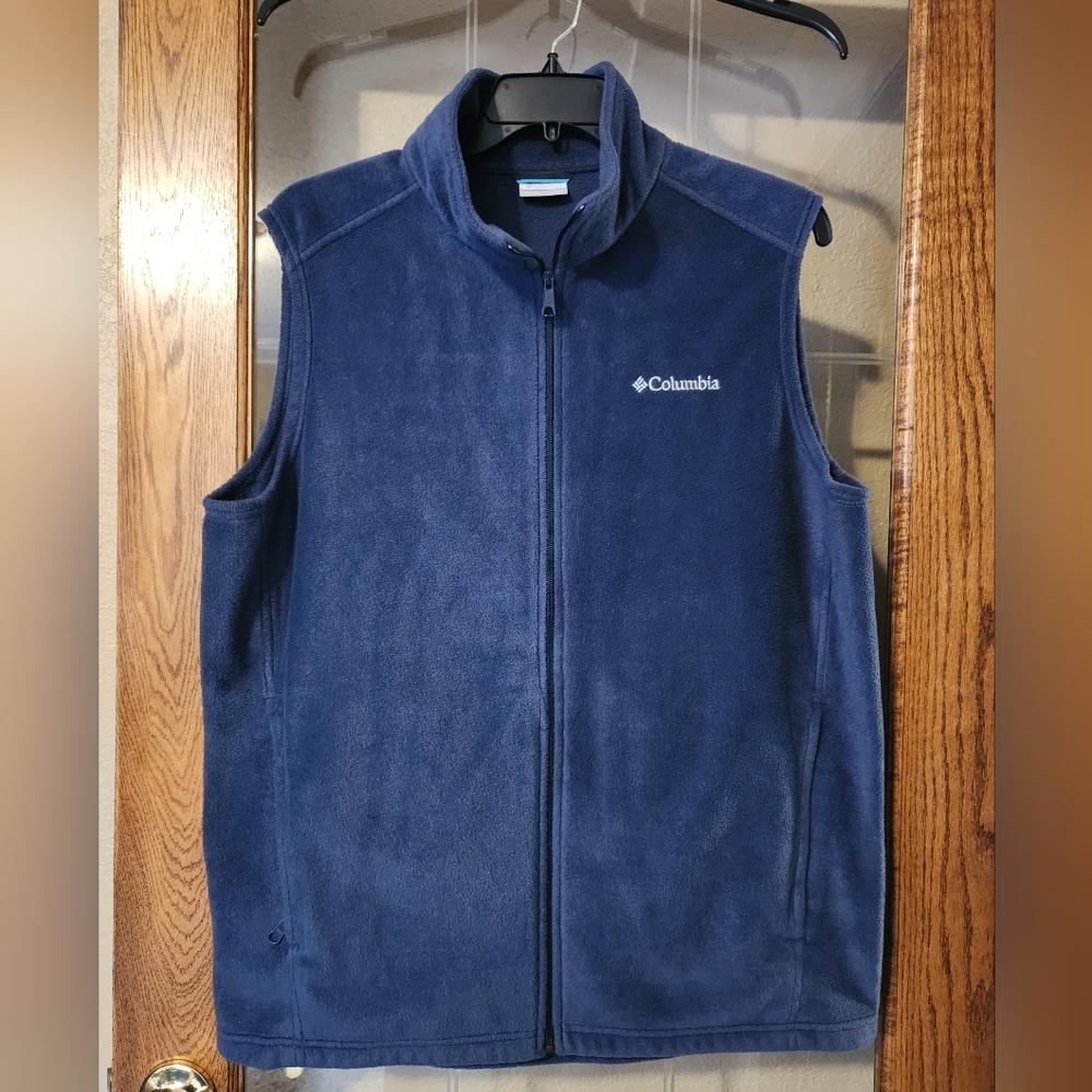 Columbia Navy Fleece Vest